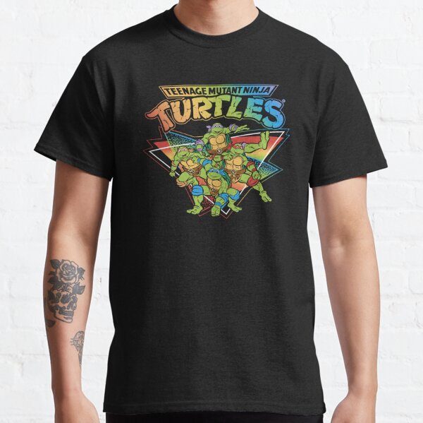 Teenage Mutant Ninja Turtles Pride Rainbow Gradient Classic T-Shirt