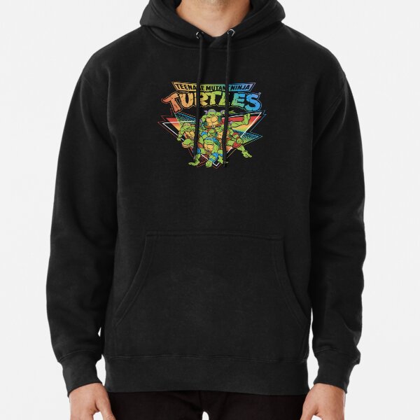 Teenage Mutant Ninja Turtles Pride Rainbow Gradient Pullover Hoodie