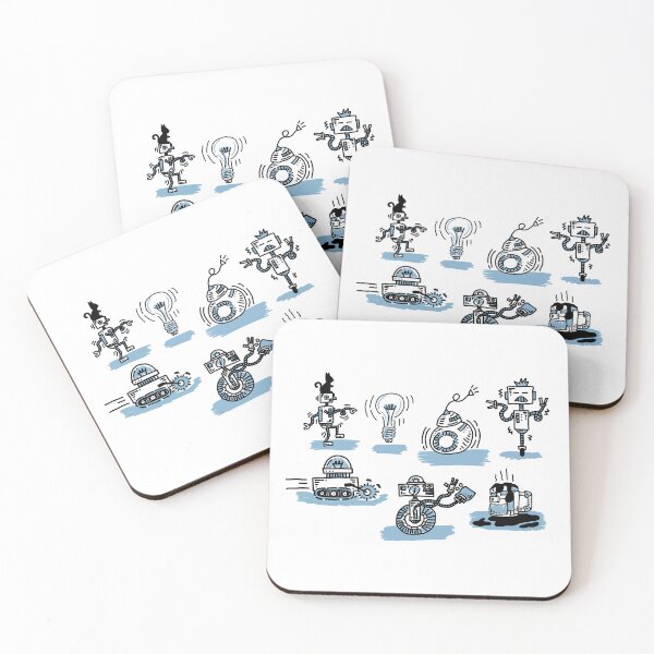 Item preview, Robots! designed and sold by ArtbyAkw.