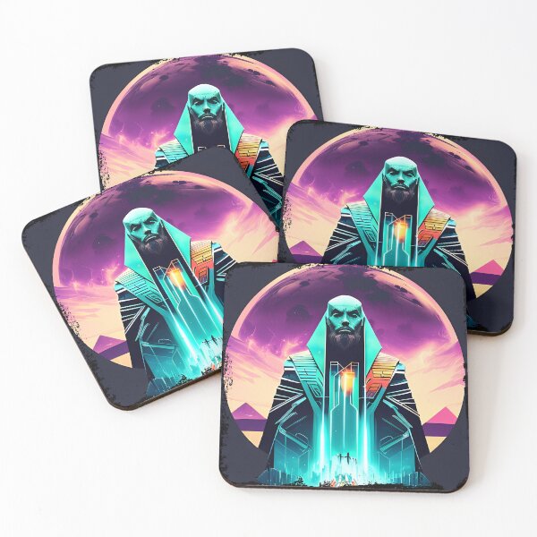 Item preview, Horus Egyptian God Falcon in Cyberpunk Style Sticker - Unique and Eye-Catching Design for Laptop, Water Bottle, and More! designed and sold by Mytho Merch.
