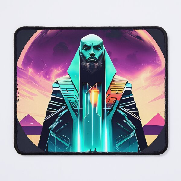 Item preview, Horus Egyptian God Falcon in Cyberpunk Style Sticker - Unique and Eye-Catching Design for Laptop, Water Bottle, and More! designed and sold by Mytho Merch.