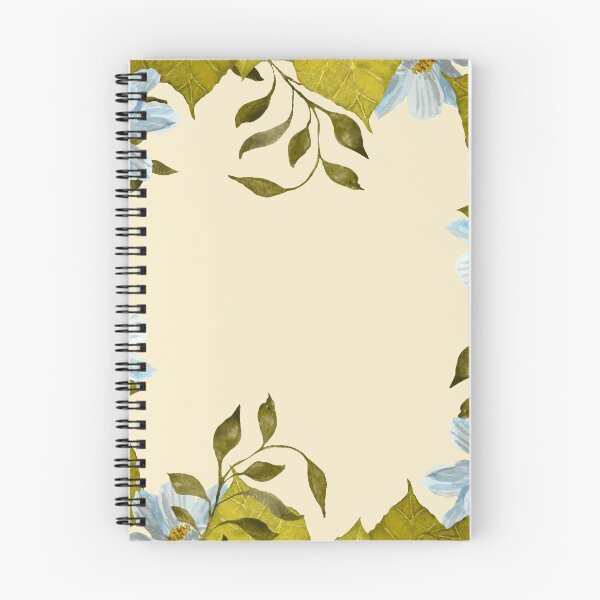 Item preview, Frame square daisy leaves liana watercolor sketch beige designed and sold by Yana Mustafina | Boho Soulful Designs.