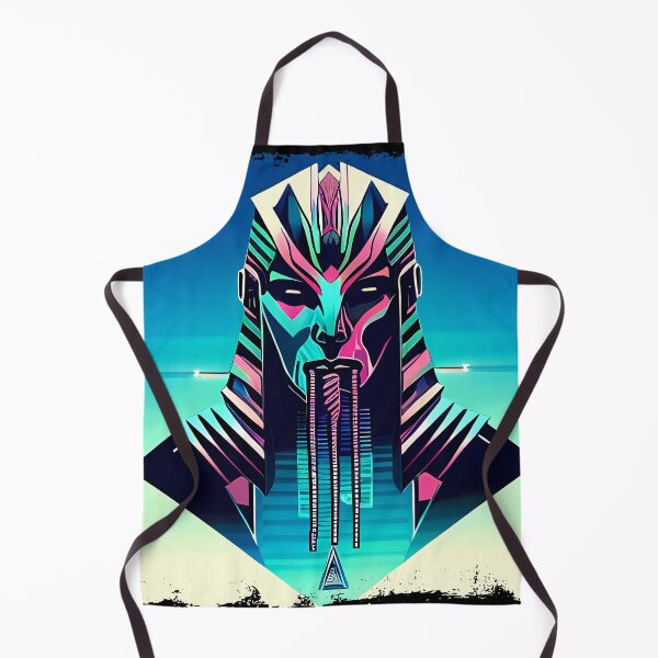 Item preview, Horus Egyptian God Falcon in Cyberpunk Style Sticker - Unique and Eye-Catching Design for Laptop, Water Bottle, and More! designed and sold by Mytho Merch.