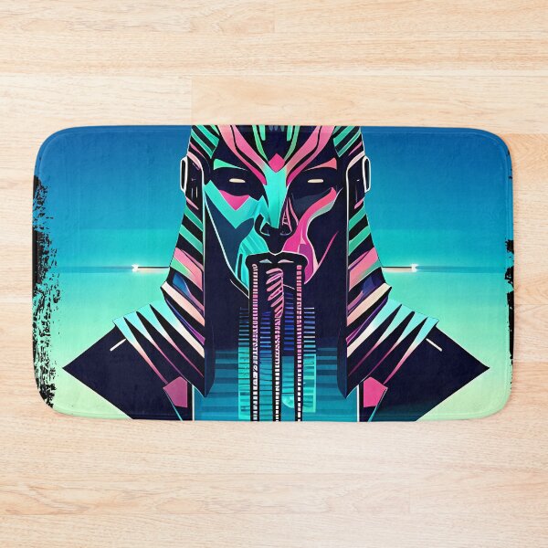 Item preview, Horus Egyptian God Falcon in Cyberpunk Style Sticker - Unique and Eye-Catching Design for Laptop, Water Bottle, and More! designed and sold by Mytho Merch.