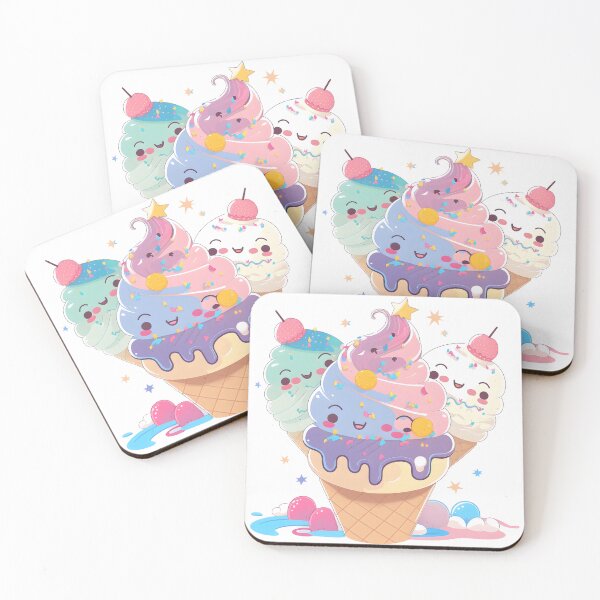 Item preview, Ice Cream Friends designed and sold by piinkbunny.