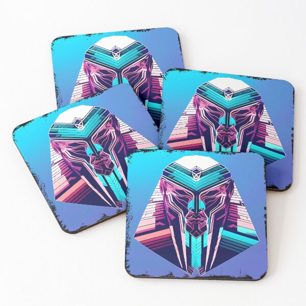 Item preview, Horus Egyptian God Falcon in Cyberpunk Style Sticker - Unique and Eye-Catching Design for Laptop, Water Bottle, and More! designed and sold by Mytho Merch.