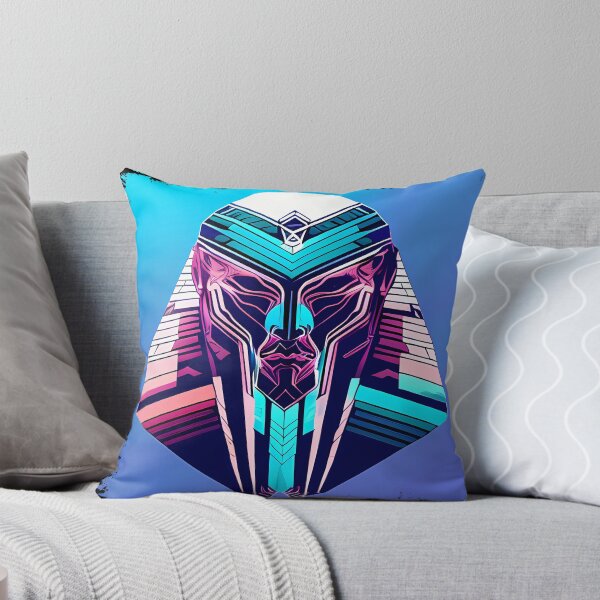 Aperçu de l'œuvre Horus égyptien God Falcon dans l'autocollant de style Cyberpunk - Design unique et accrocheur pour ordinateur portable, bouteille d'eau, et plus encore. créée et vendue par Mytho Merch.