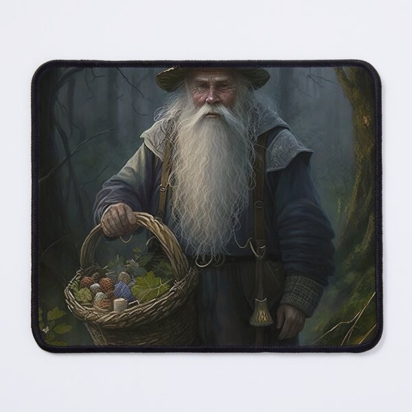 Item preview, The Mushroom Hunter at Work designed and sold by Matt's Artificial Nature.