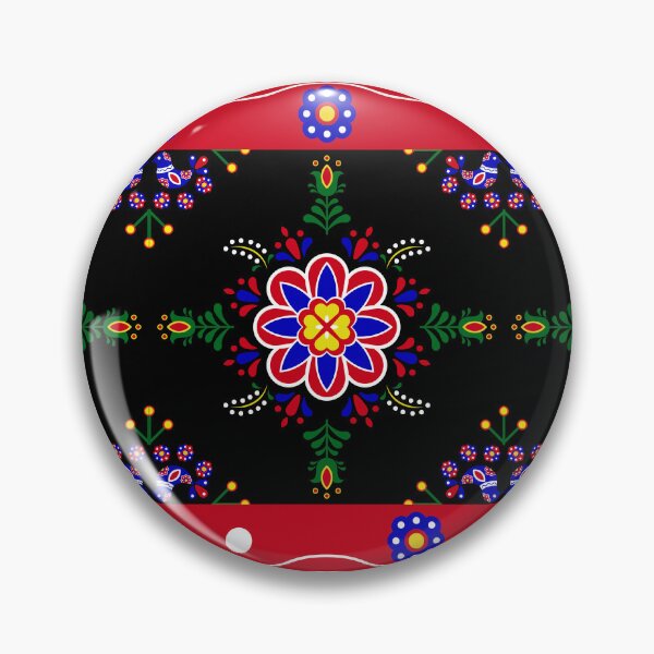 Item preview, Beautiful motif batik Mandala National Slavic, Moravian, Hungarian floral, bird traditional ethnic seamless pattern.  designed and sold by Yellowduckstudio.