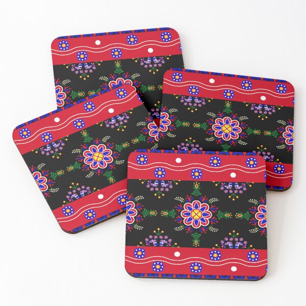 Item preview, Beautiful motif batik Mandala National Slavic, Moravian, Hungarian floral, bird traditional ethnic seamless pattern.  designed and sold by Yellowduckstudio.