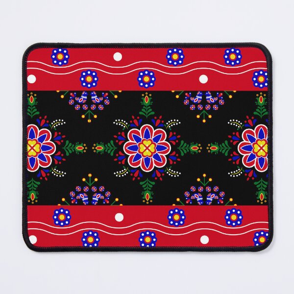 Item preview, Beautiful motif batik Mandala National Slavic, Moravian, Hungarian floral, bird traditional ethnic seamless pattern. designed and sold by Yellowduckstudio.