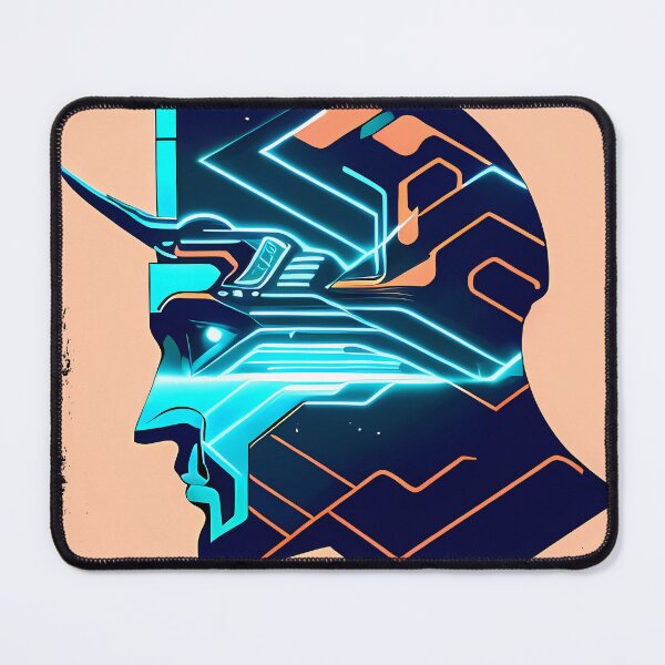 Item preview, Horus Egyptian God Falcon in Cyberpunk Style Sticker - Unique and Eye-Catching Design for Laptop, Water Bottle, and More! designed and sold by Mytho Merch.