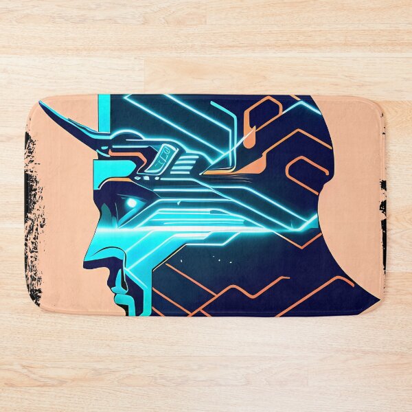 Item preview, Horus Egyptian God Falcon in Cyberpunk Style Sticker - Unique and Eye-Catching Design for Laptop, Water Bottle, and More! designed and sold by Mytho Merch.