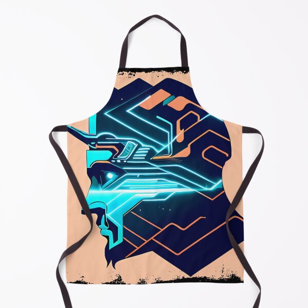 Item preview, Horus Egyptian God Falcon in Cyberpunk Style Sticker - Unique and Eye-Catching Design for Laptop, Water Bottle, and More! designed and sold by Mytho Merch.