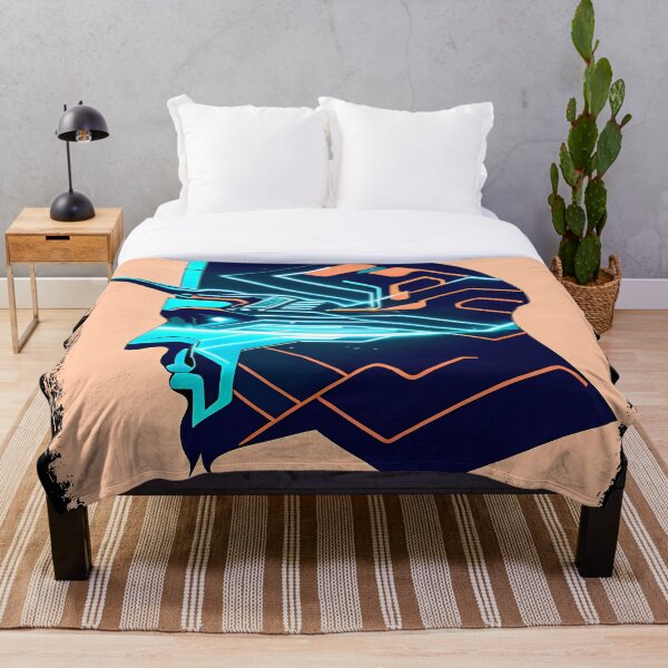 Aperçu de l'œuvre Horus égyptien God Falcon dans l'autocollant de style Cyberpunk - Design unique et accrocheur pour ordinateur portable, bouteille d'eau, et plus encore. créée et vendue par Mytho Merch.