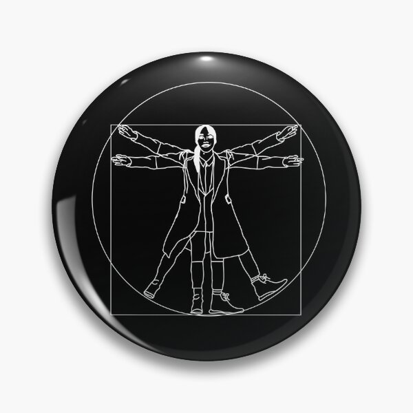 Item preview, Vitruvian Philomena Cunk, Inverted Colors - Cunk on Earth designed and sold by shminoa.