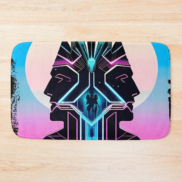 Item preview, Horus Egyptian God Falcon in Cyberpunk Style Sticker - Unique and Eye-Catching Design for Laptop, Water Bottle, and More! designed and sold by Mytho Merch.