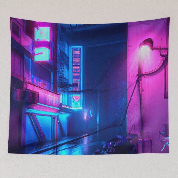 Item preview, Cyberpunk Alley | Dystopify  designed and sold by Dystopify.