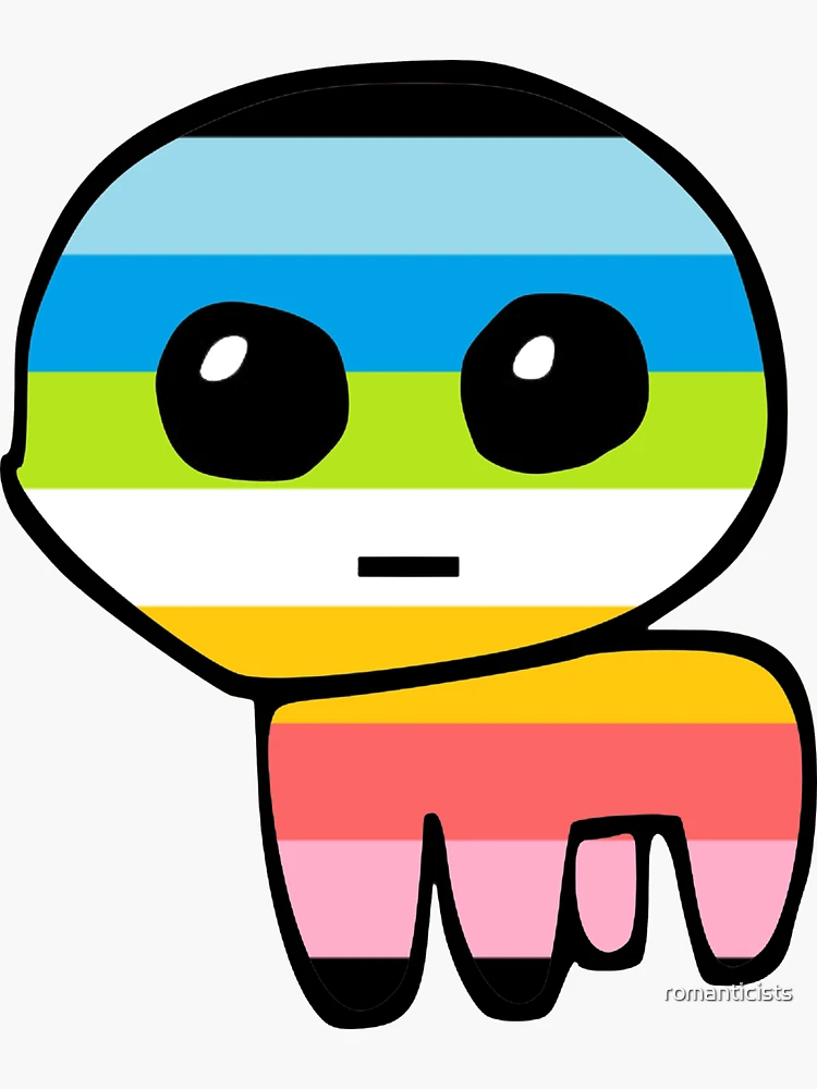 YIPEEE - TBH Autism Creature Pride Matt stickers - gay trans lesbian bi pan  intersex non binary genderfluid and more - TiredDotCom