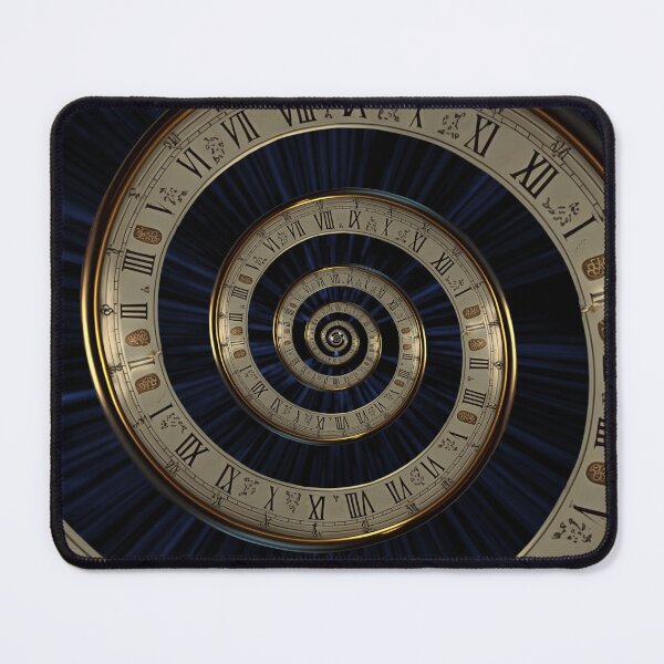 Item preview, Infinity time spiral in space, antique old clock designed and sold by SvarunPogani.