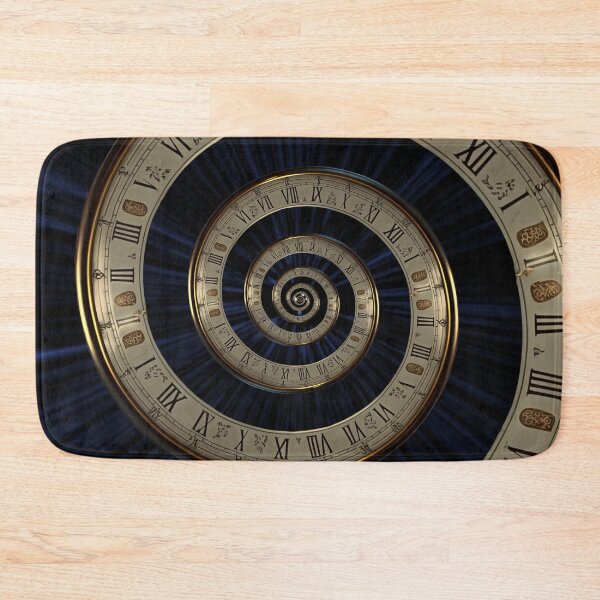 Item preview, Infinity time spiral in space, antique old clock designed and sold by SvarunPogani.