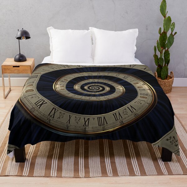 Item preview, Infinity time spiral in space, antique old clock designed and sold by SvarunPogani.
