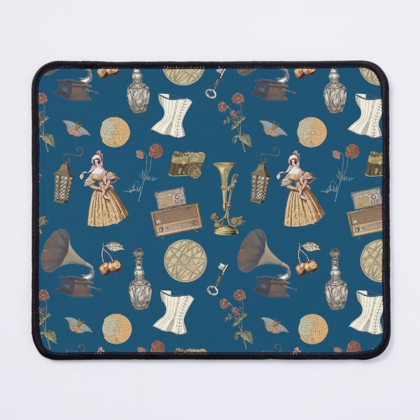 Item preview, Vintage Victorian Steampunk Cottagecore Seamless Pattern designed and sold by NerdyCotton.