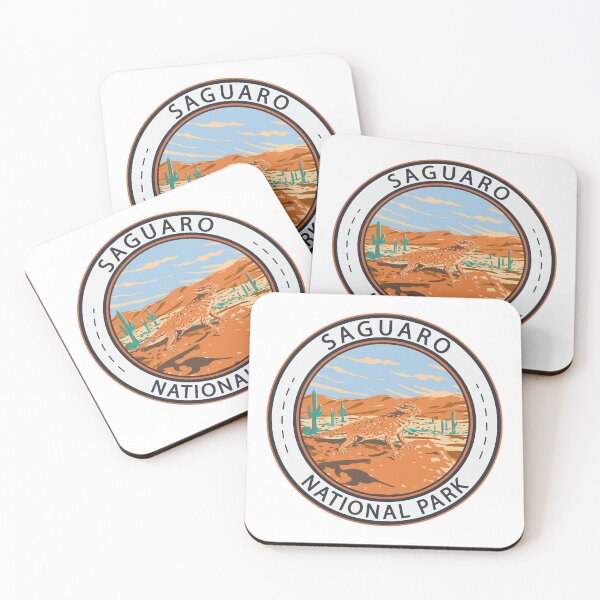 Item preview, Saguaro National Park Horned Lizard Badge designed and sold by KrisSidDesigns.
