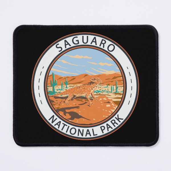 Item preview, Saguaro National Park Horned Lizard Badge designed and sold by KrisSidDesigns.