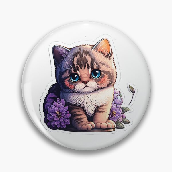 Item preview, So Cute Cat Flowers designed and sold by Sempiternus.