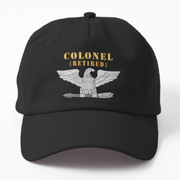 Aperçu de l'œuvre Colonel - Retraité X 300 - Chapeau créée et vendue par Military Insignia Products.