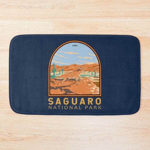 Item preview, Saguaro National Park Horned Lizard Emblem designed and sold by KrisSidDesigns.