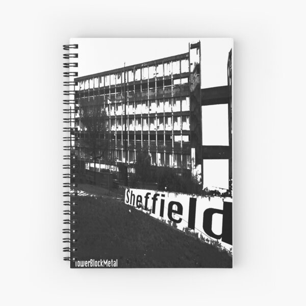 TowerBlockMetal Urban T Shirt 2 Spiral Notebook