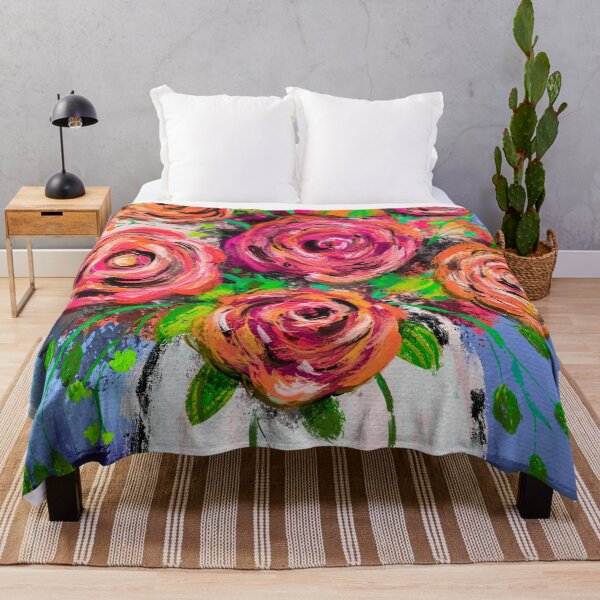 Item preview, Rosas en un florero blanco designed and sold by Nora Gad.