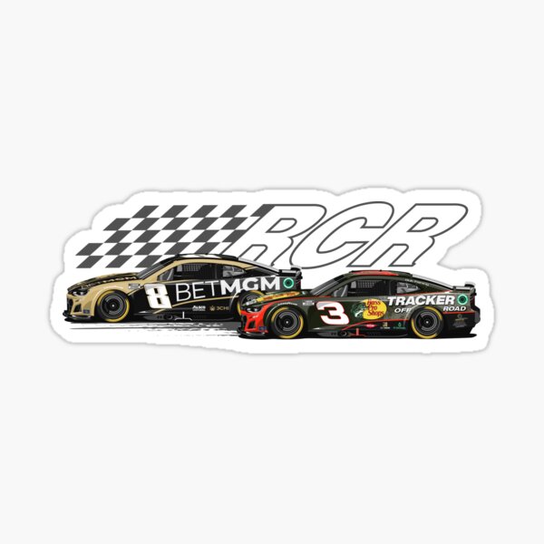 RCR 2023 NASCAR #8 #3 Sticker