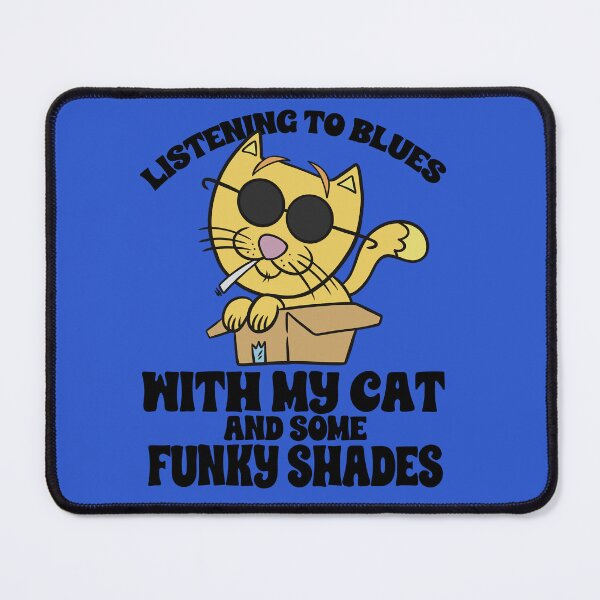 Item preview, Listenning to blues with my cat : Cool Cats listen to blues designed and sold by ImaginarStore.