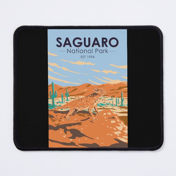Item preview, Saguaro National Park Horned Lizard Vintage designed and sold by KrisSidDesigns.
