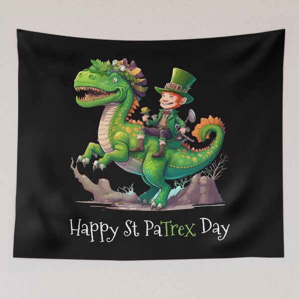 Item preview, Happy St Pat Trex Day Dino Leprechaun St Patricks Day designed and sold by SecretDicer.