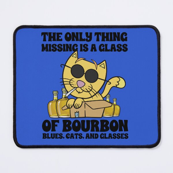 Item preview, The only thing missing is a glass of bourbon : Cool Cats listen to blues designed and sold by ImaginarStore.