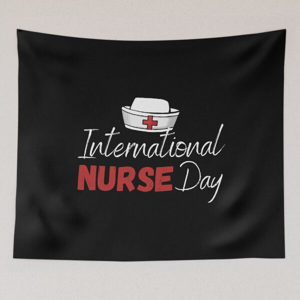 Item preview, Happy International Nurse Day Funny Stethoscope Heartbeat Gifts designed and sold by PrintOfi.