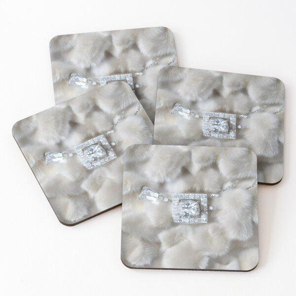 Item preview, White Fur With Diamonds  designed and sold by Demetria Matthews.