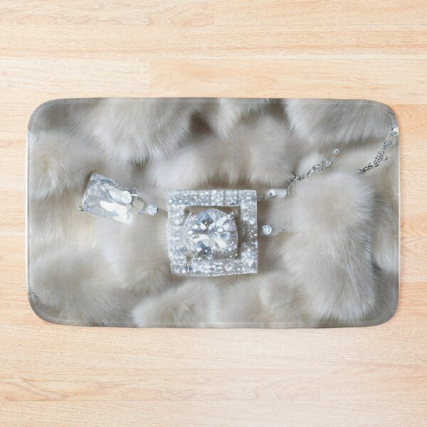 Item preview, White Fur With Diamonds  designed and sold by Demetria Matthews.