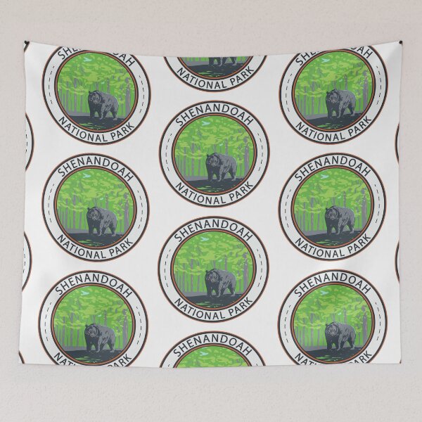Item preview, Shenandoah National Park Black Bear Badge designed and sold by KrisSidDesigns.