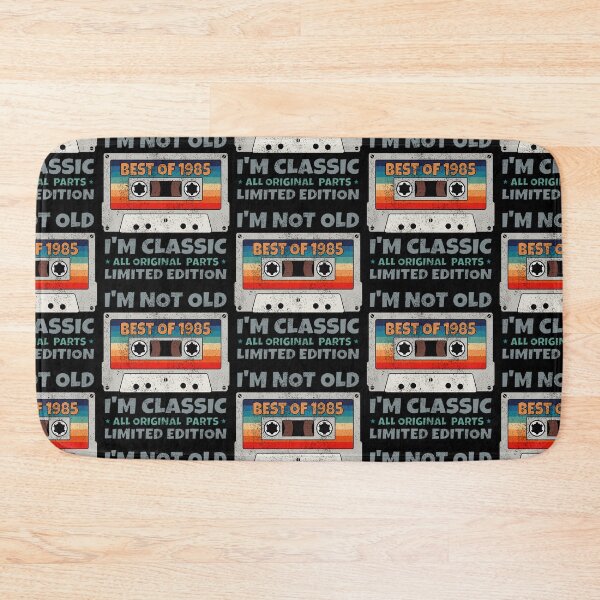 Item preview, VINTAGE BEST OF 1985 ALL ORIGINAL PARTS LIMITED EDITION RETRO FUNNY DISTRESSED CASSETTE BIRTHDAY GIFT designed and sold by Kipcio.