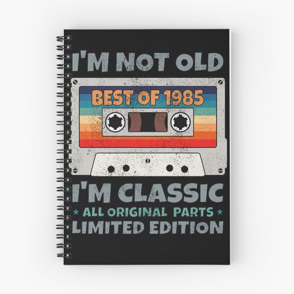 Item preview, VINTAGE BEST OF 1985 ALL ORIGINAL PARTS LIMITED EDITION RETRO FUNNY DISTRESSED CASSETTE BIRTHDAY GIFT designed and sold by Kipcio.