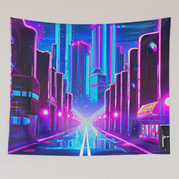 Item preview, Cyberpunk City Art | Dystopify  designed and sold by Dystopify.