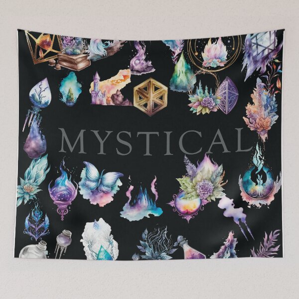 Item preview, MYSTICAL THINGS ON BLACK designed and sold by ORIGENcreate.