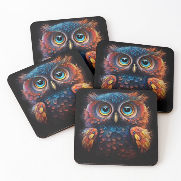 Item preview, Cute Vibrant and Colorful Owl designed and sold by Expressive Vision.