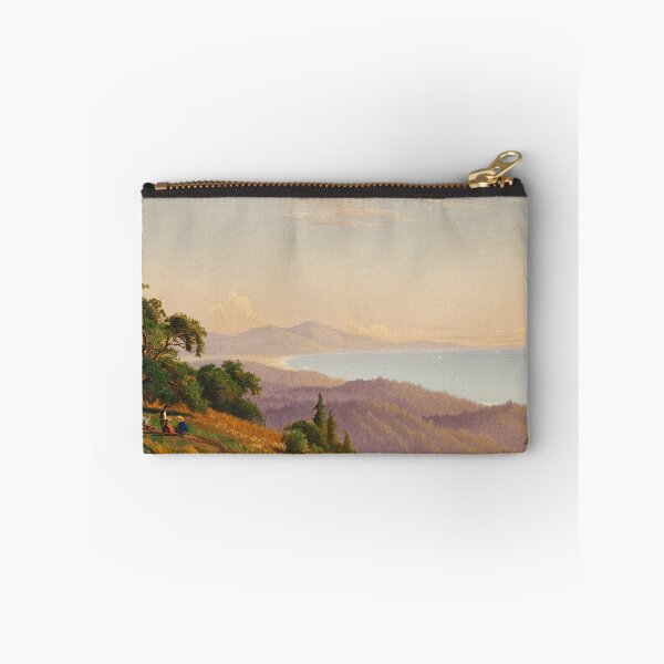 Item preview, Vintage 1874 Ocean Scene Art - Santa Cruz Mountains, Monterey Bay, Pacific Ocean designed and sold by VintageArtRepro.