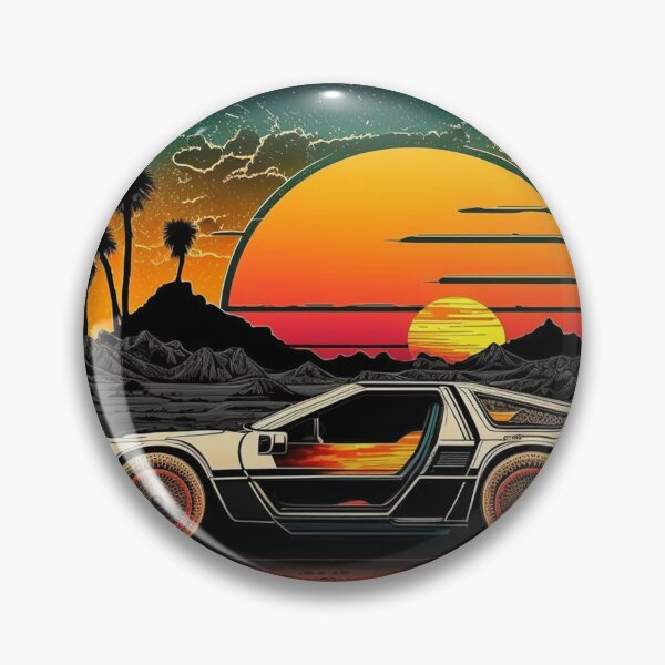 Item preview, The Delorean Sunset designed and sold by Beastlypixels.